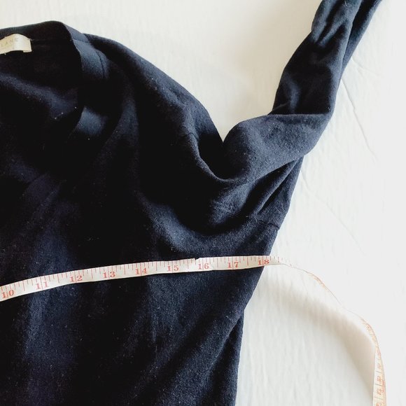 EVERLANE Wool Boxy Navy Blue Sweater - Picture 6 of 8